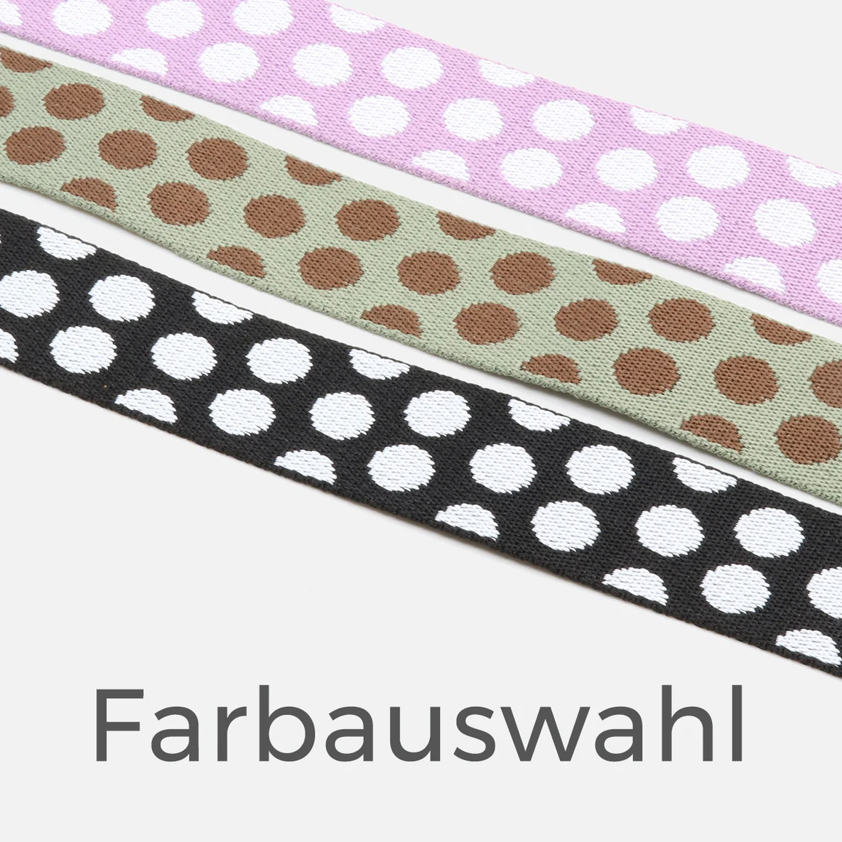 Gurtband Dots, 38mm, Meterware