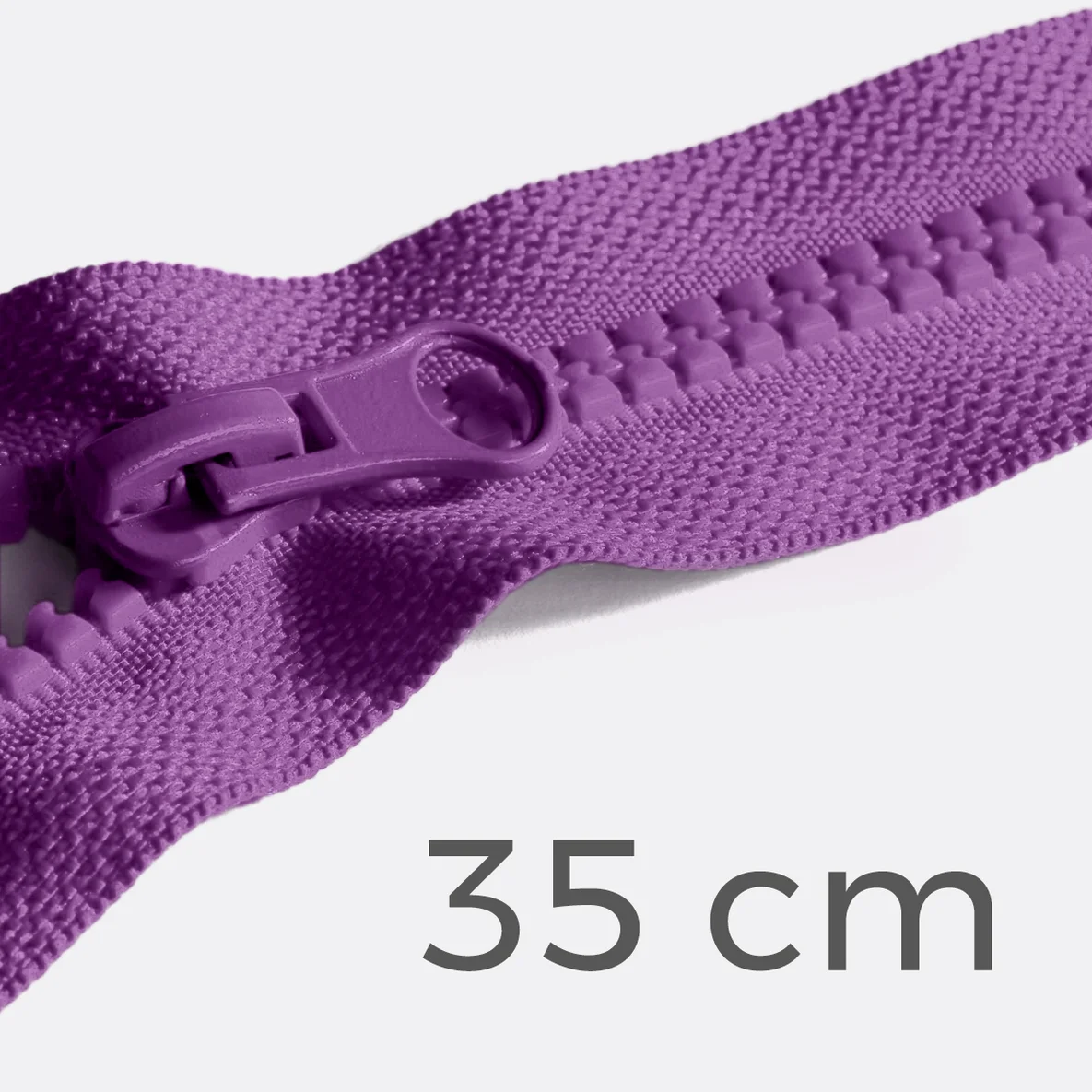 Reißverschluss teilbar 35cm Lila (Mittel) B41