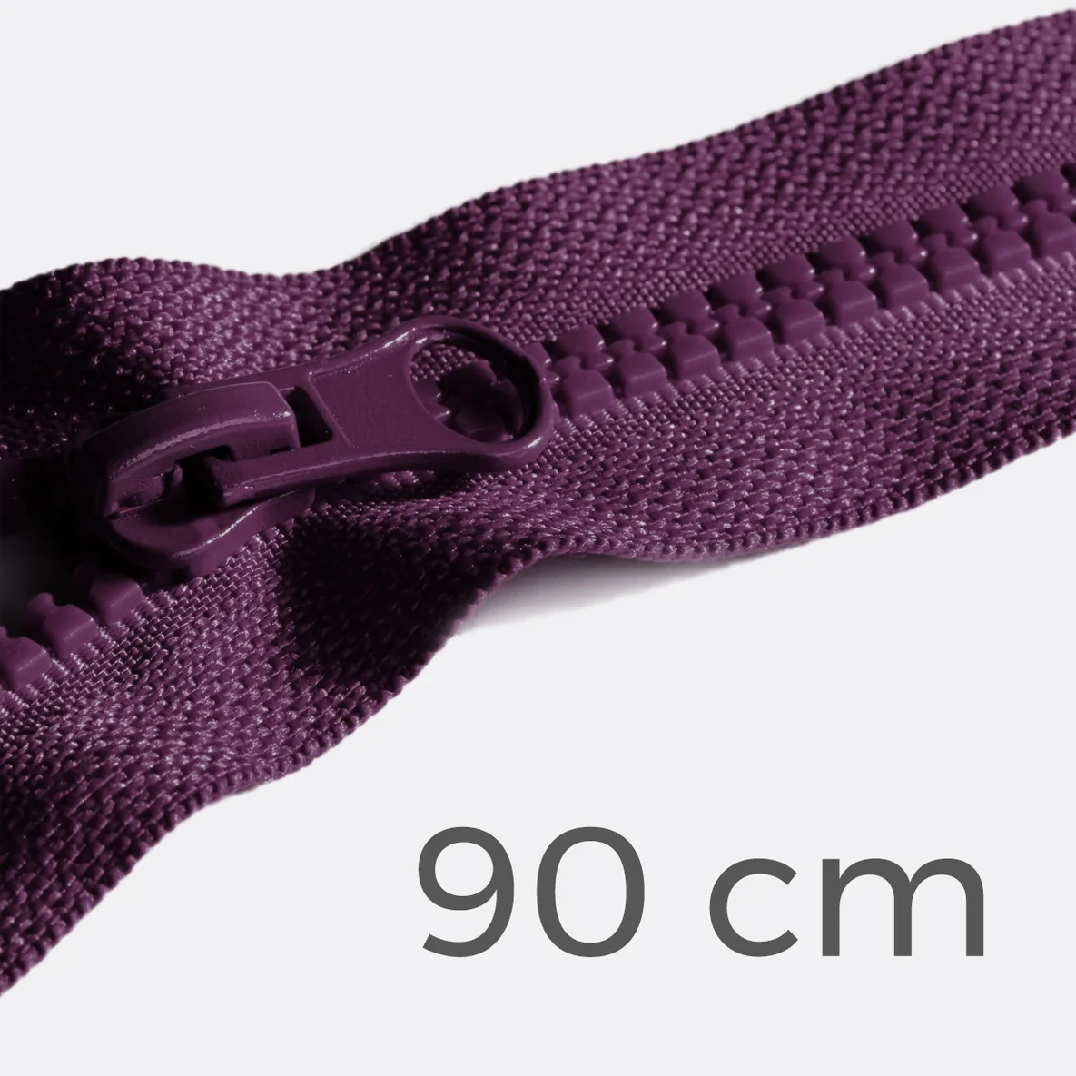 Reißverschluss teilbar 90cm Beere D230