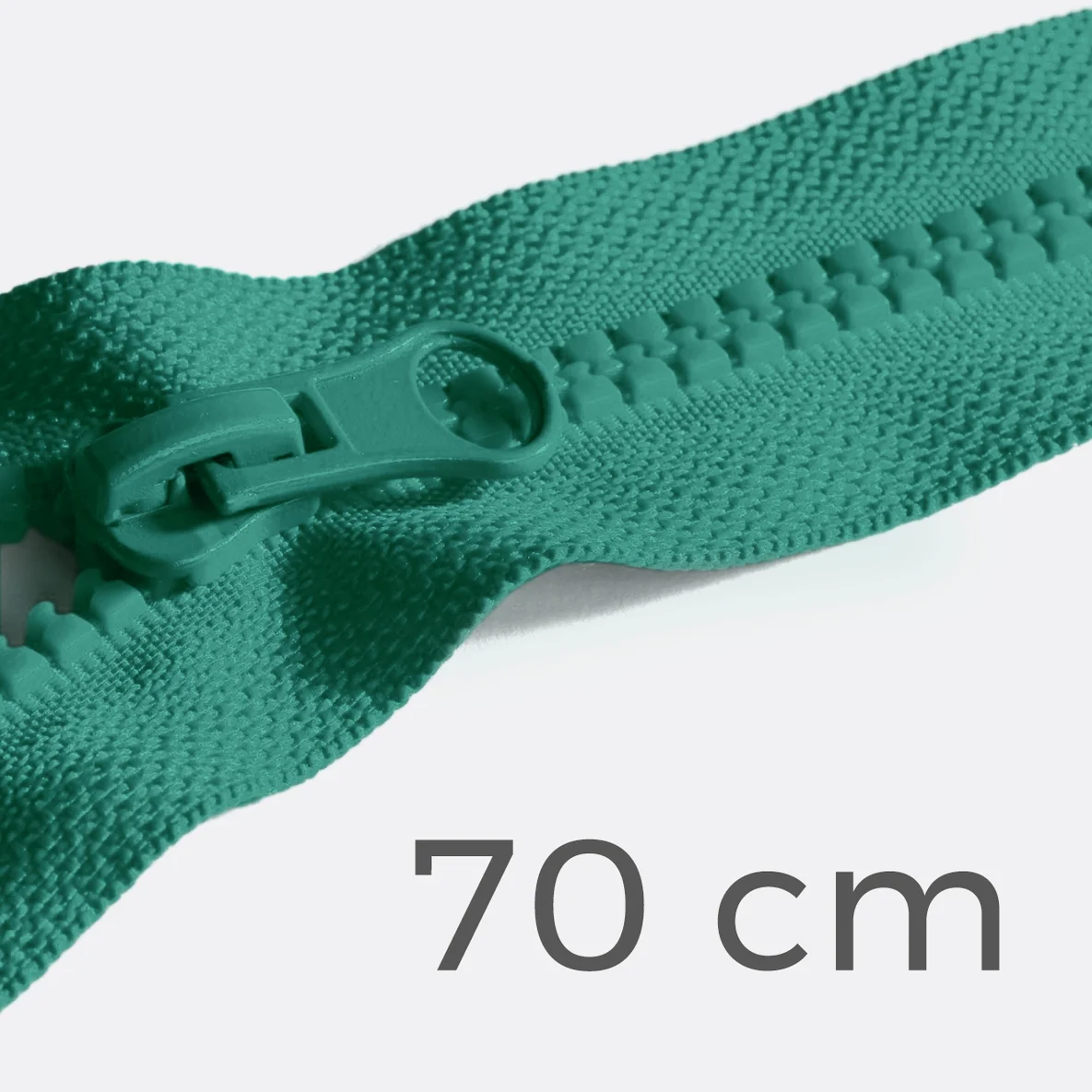 Reißverschluss teilbar 70cm Jadegrün B29