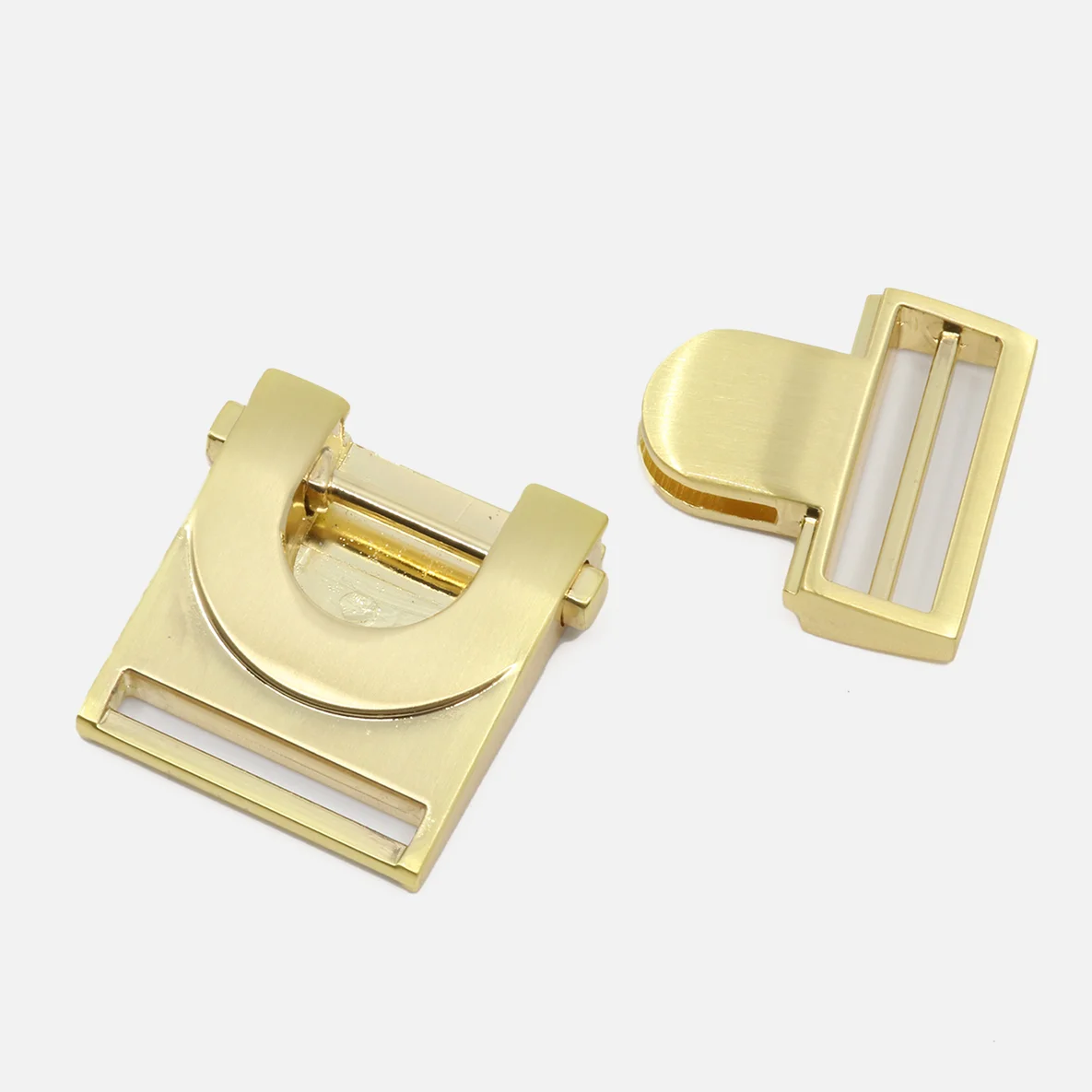 Steckschließe, 25mm, Gold