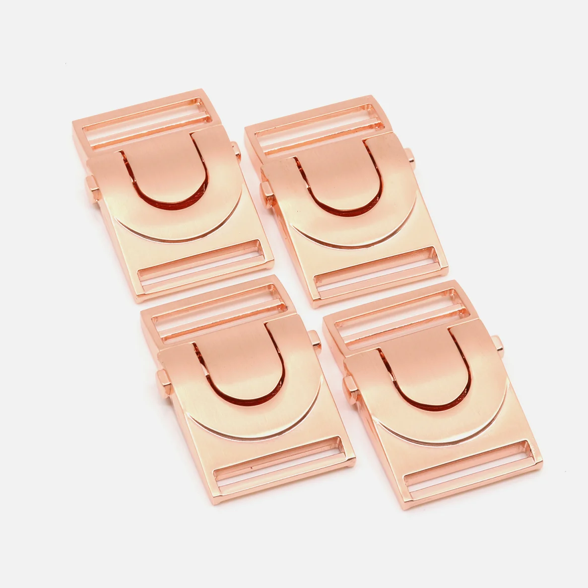 Steckschließe 25mm Kupfer, 4 Stück