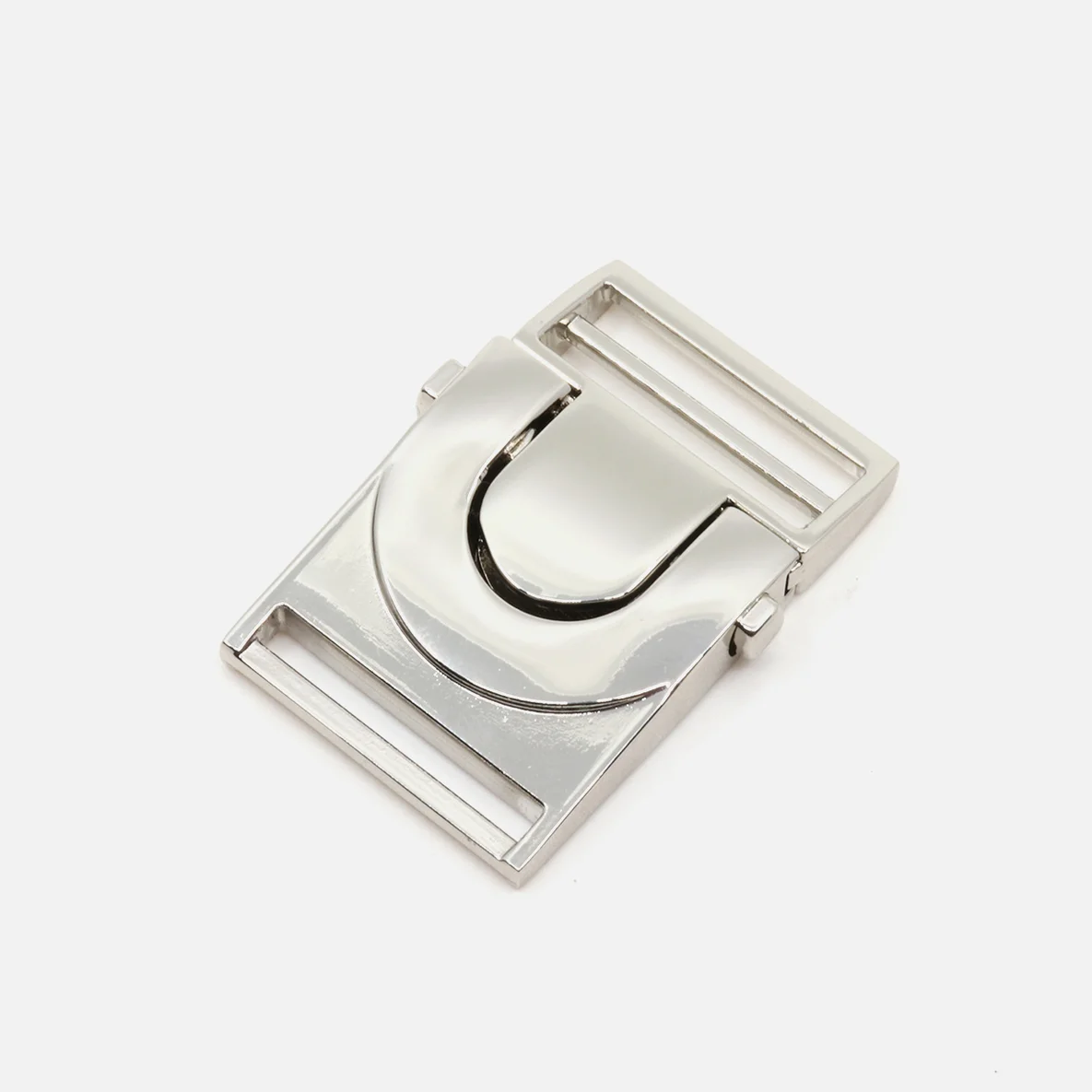 Steckschließe 25mm Silber