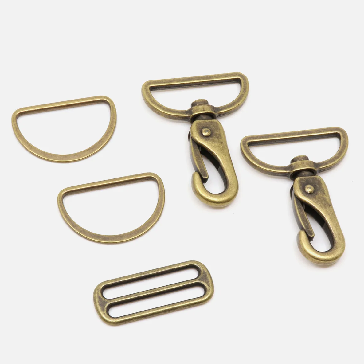 Taschenzubehör-Set Messing 40mm