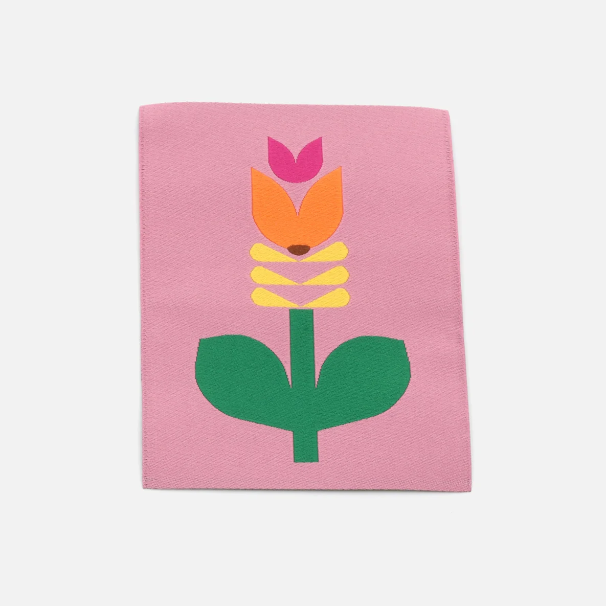 Webetikett "Blume", XL, 60x80 mm, 1 Stück