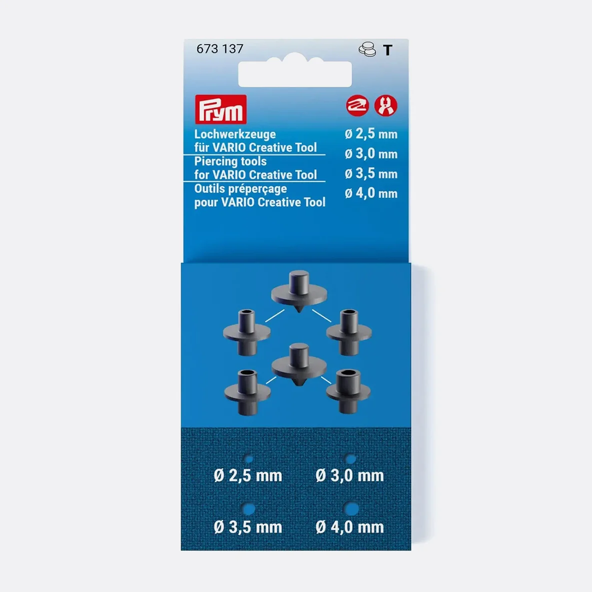 PRYM Lochwerkzeuge für VARIO Creative Tool 2,5 - 4,0mm