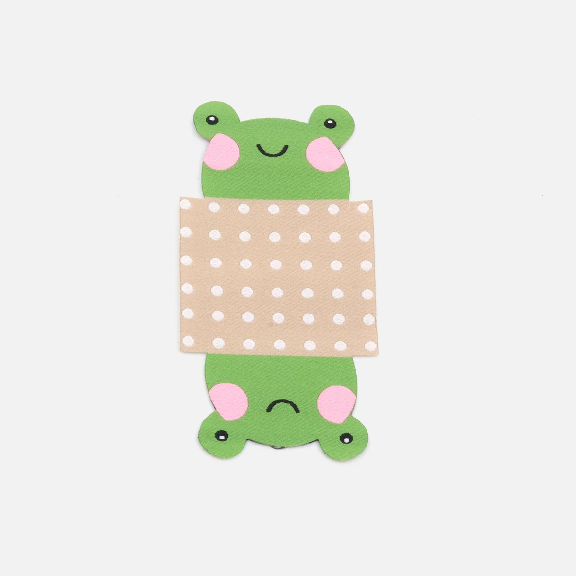 Webetikett Konturenschnitt "Frosch"