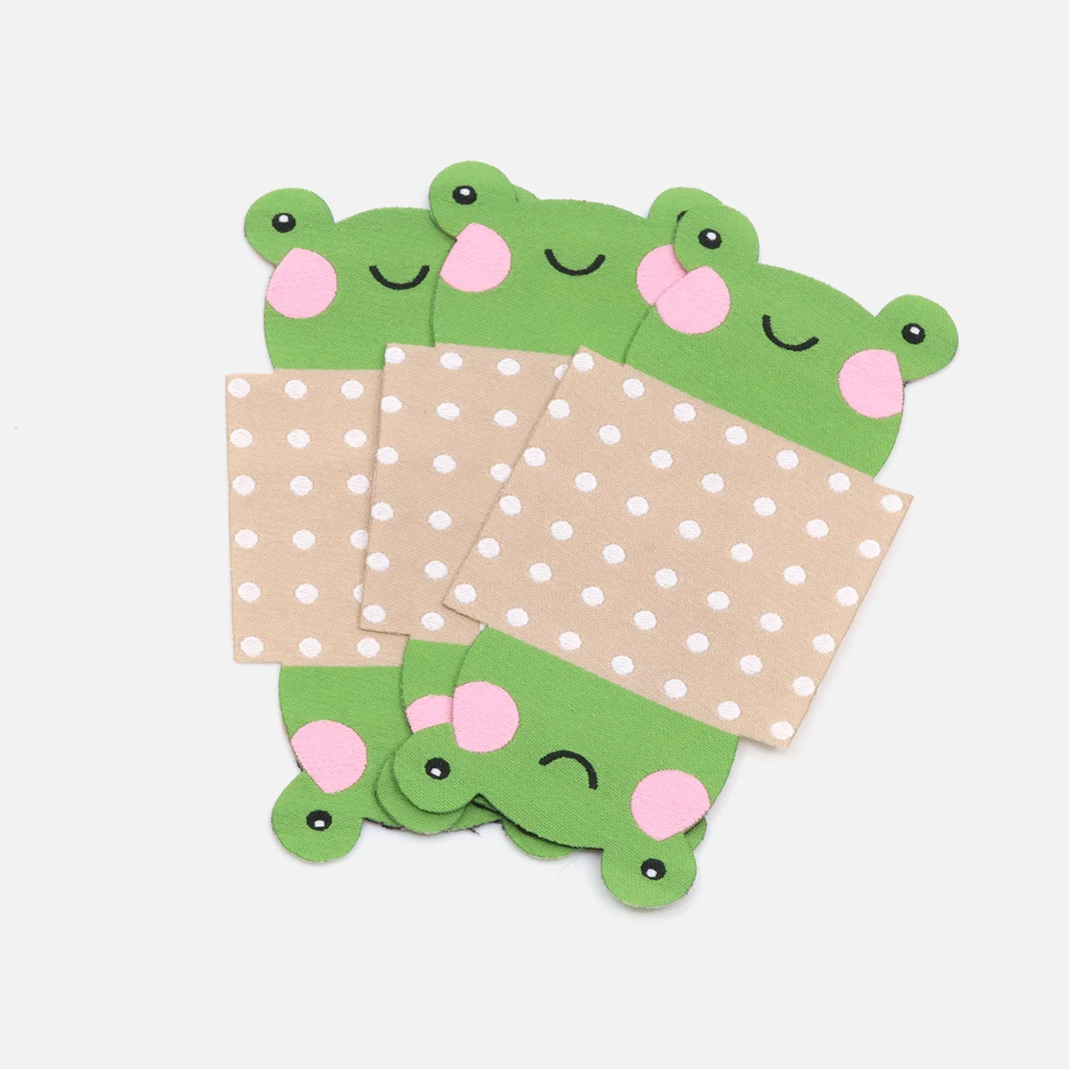 Webetikett Konturenschnitt "Frosch"