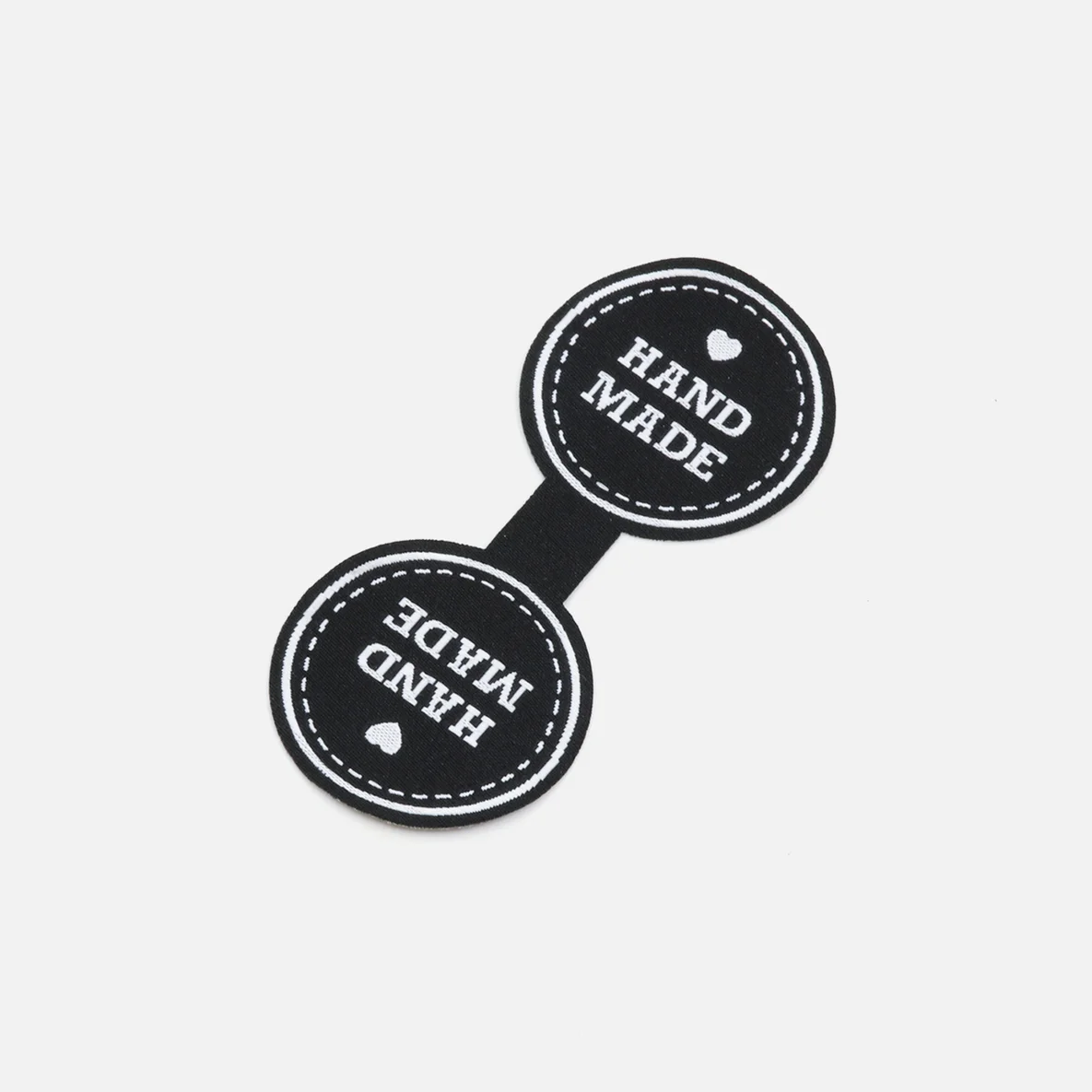 Webetikett Konturenschnitt "Handmade"