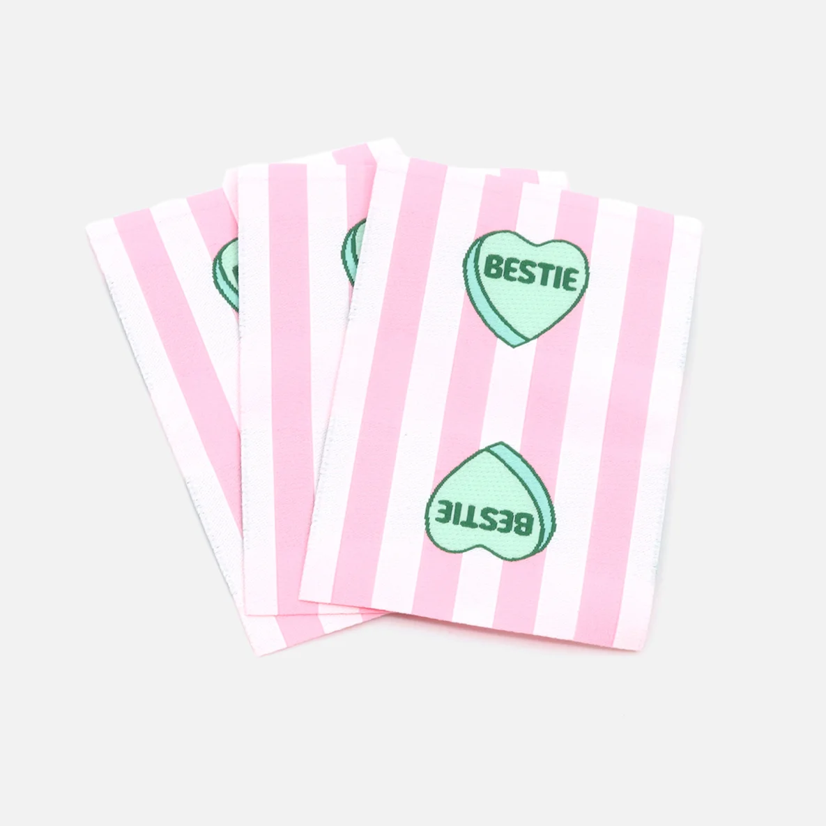 Webetikett L "Bestie", 50x70 mm