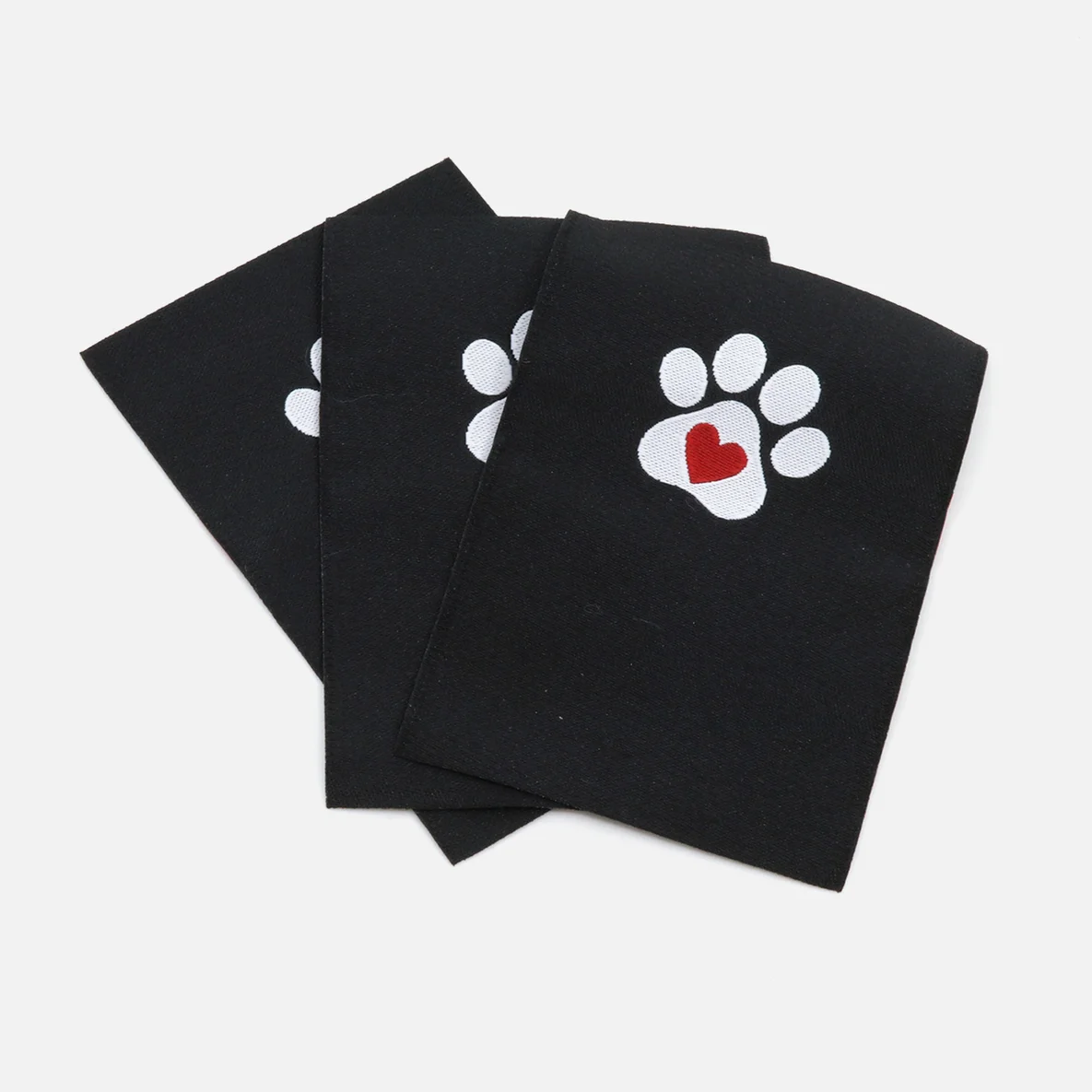 Webetikett L "Pfote", 50x70 mm