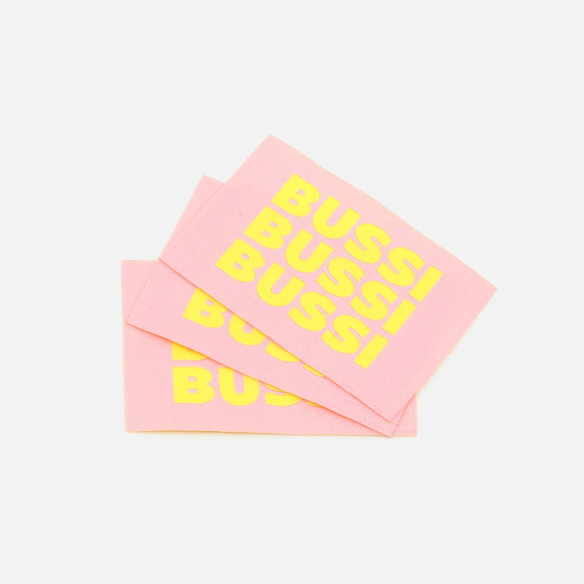 Webetikett L "Bussi", 57x38mm 