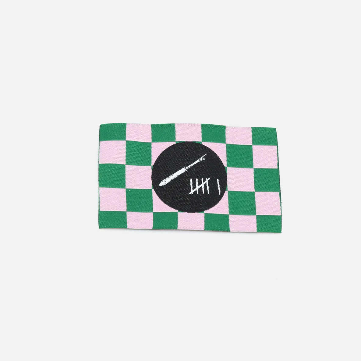 Webetikett L "Nahttrenner", 57x38 mm