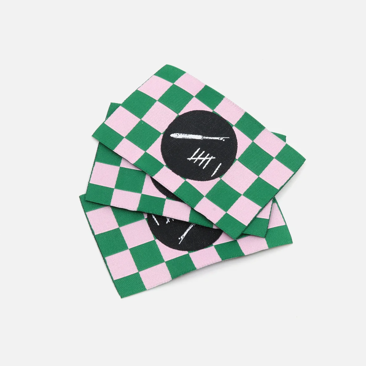 Webetikett L "Nahttrenner", 57x38 mm