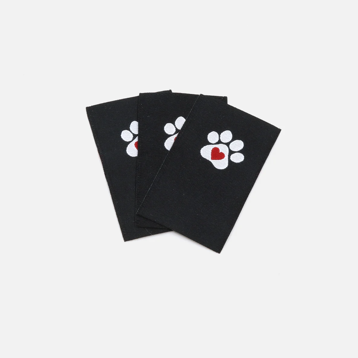 Webetikett M "Pfote", 30x50 mm