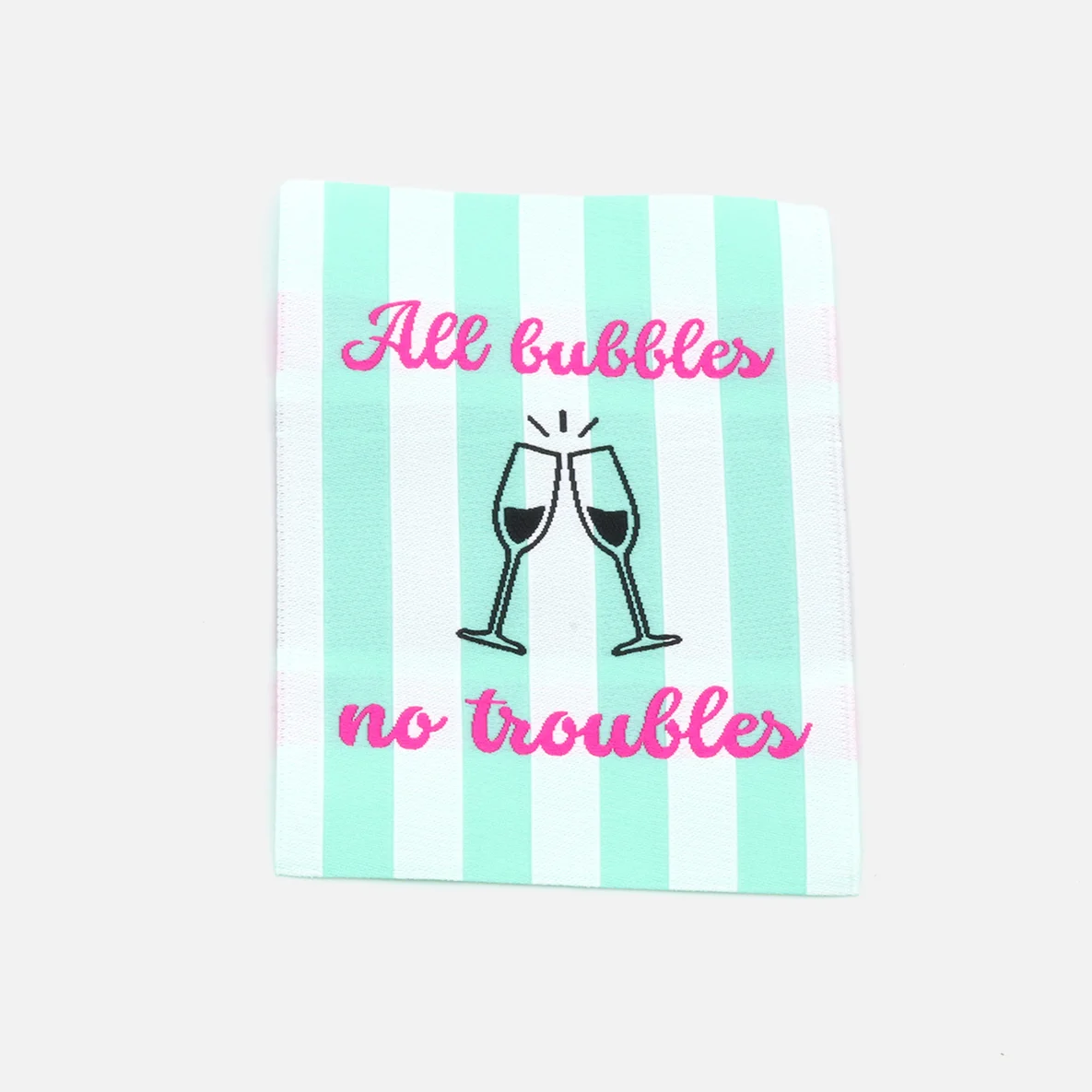 Webetikett XL "All blubbles", 60x80 mm