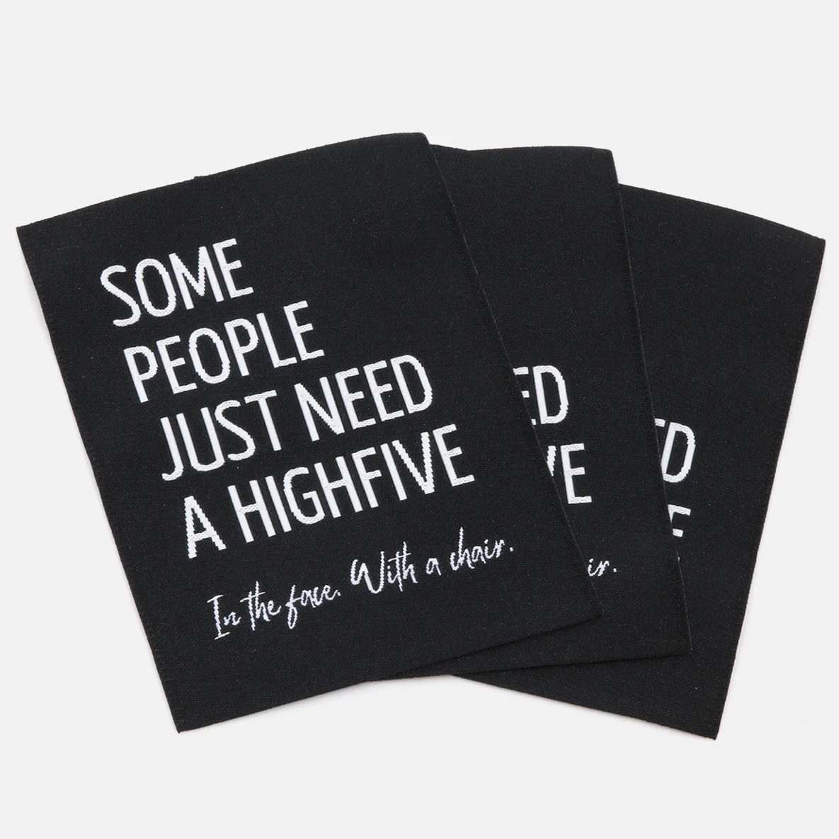 Webetikett "Highfive" XL