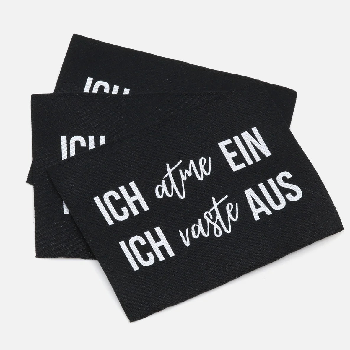 Webetikett XL "Ich atme ein"