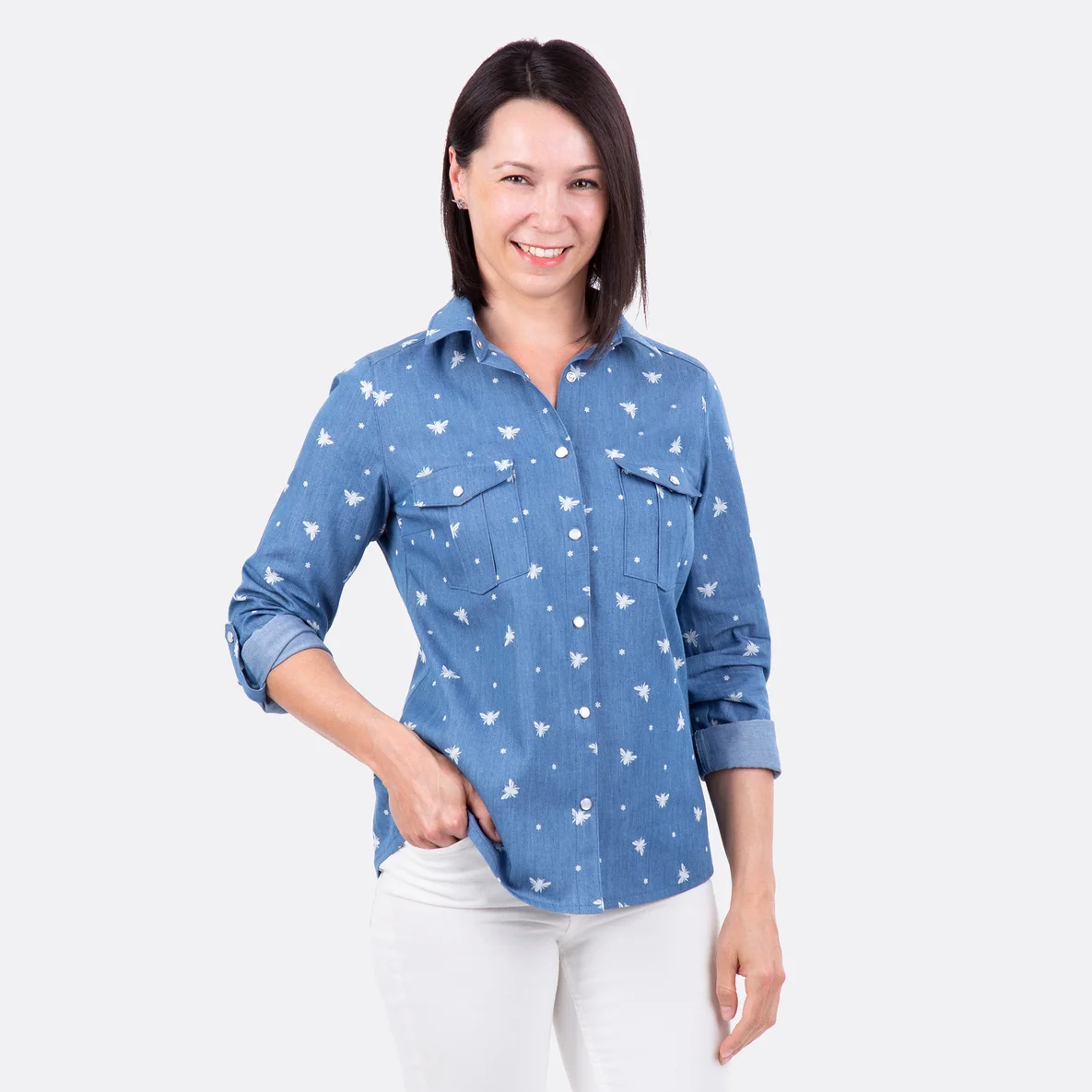 Damen Schnittmuster Hemdbluse "Julie"