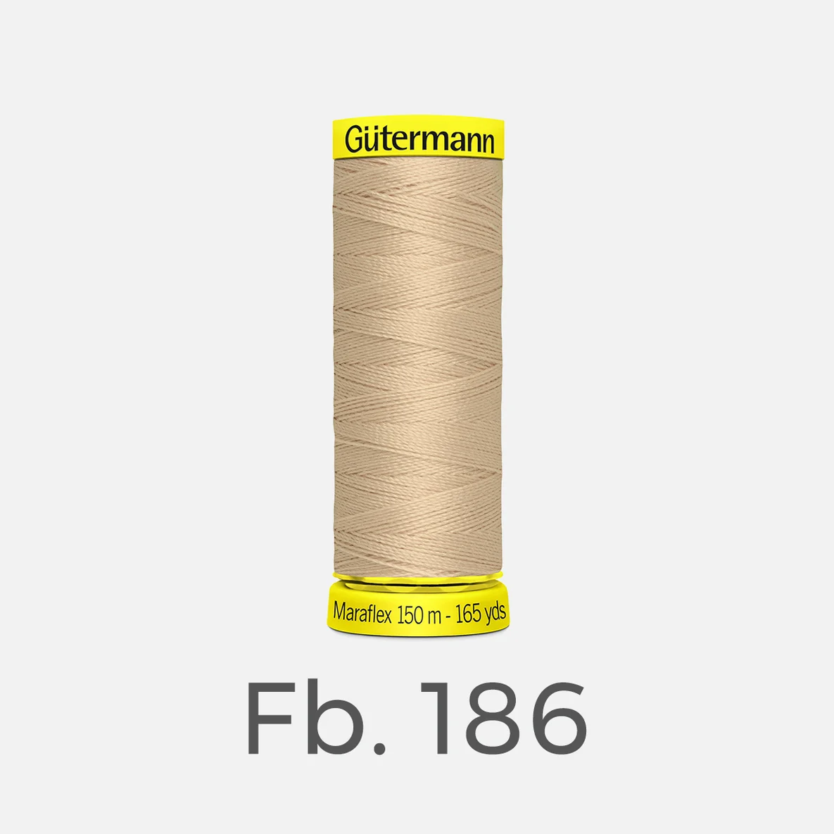 Maraflex elastisches Nähgarn 150m Fb. 186 (beige)