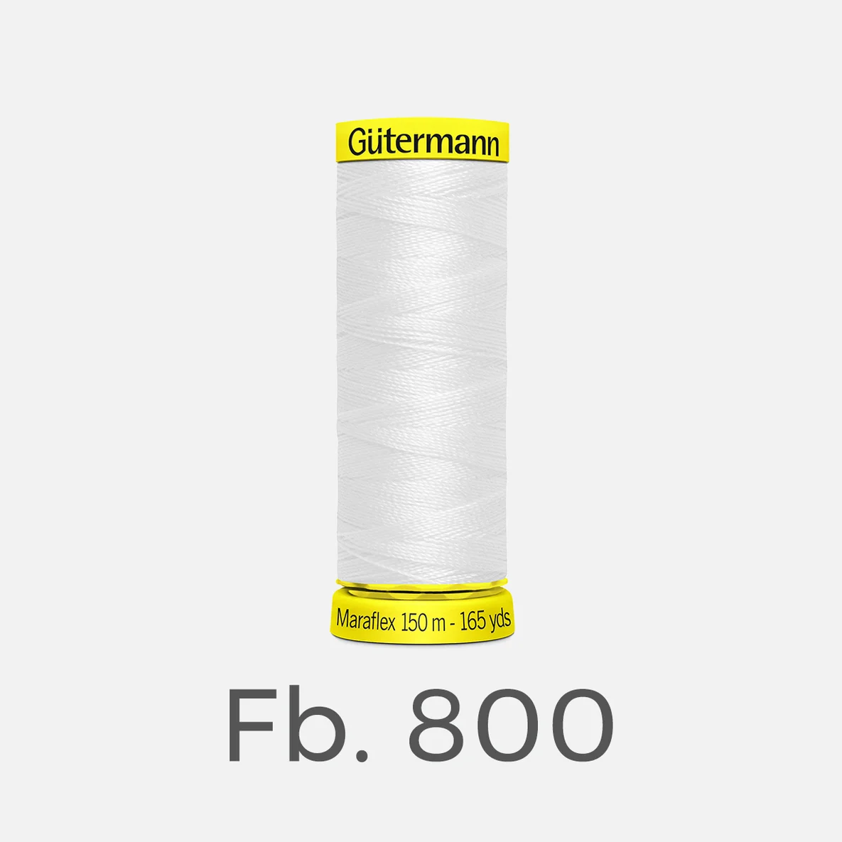 Maraflex elastisches Nähgarn 150m 800 (weiß)