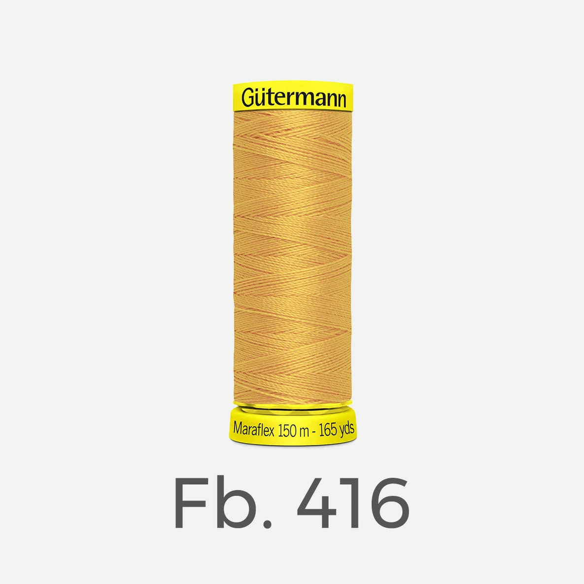  Maraflex elastisches Nähgarn 150m Fb. 416 (goldgelb)