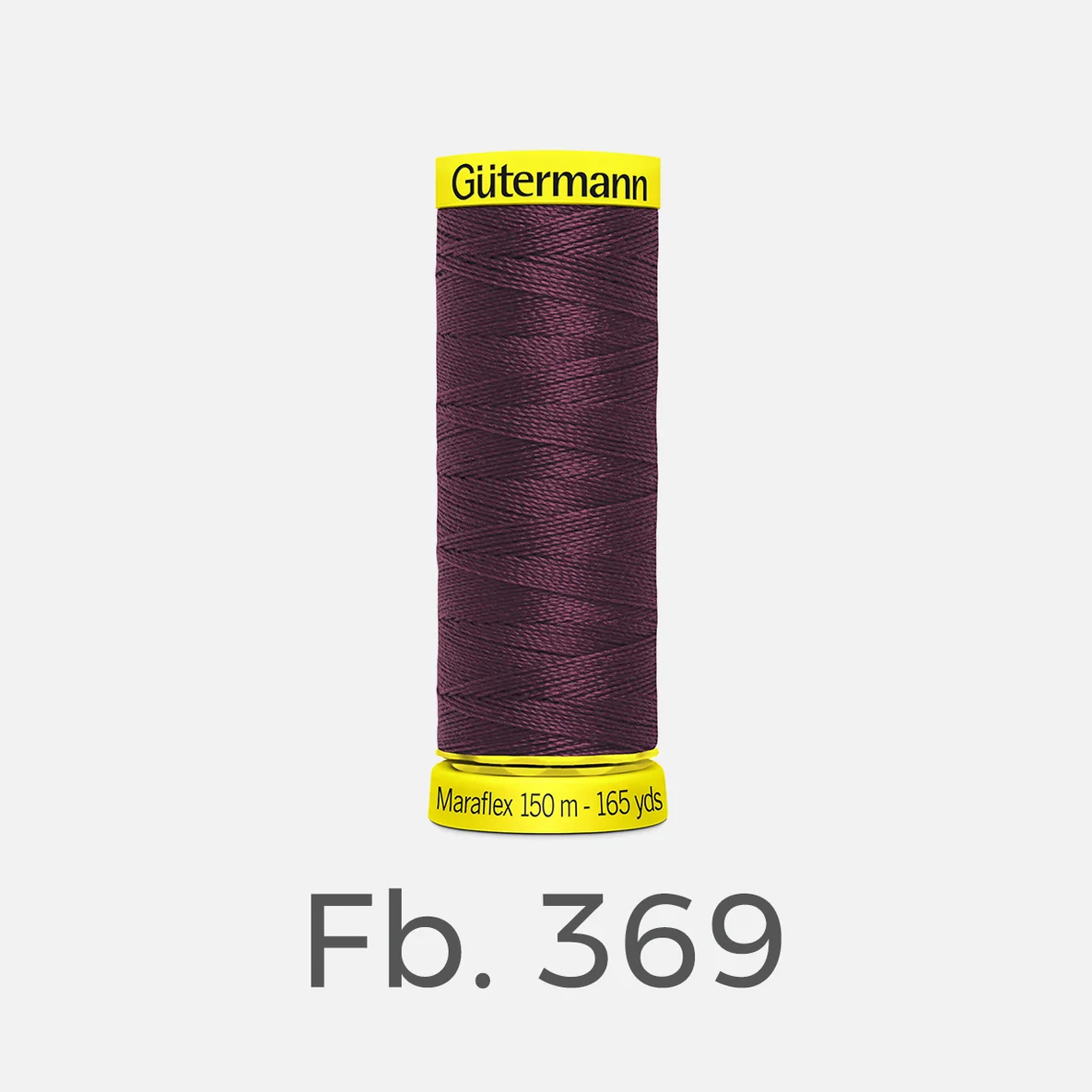 Maraflex elastisches Nähgarn 150m Fb. 369 (weinrot)