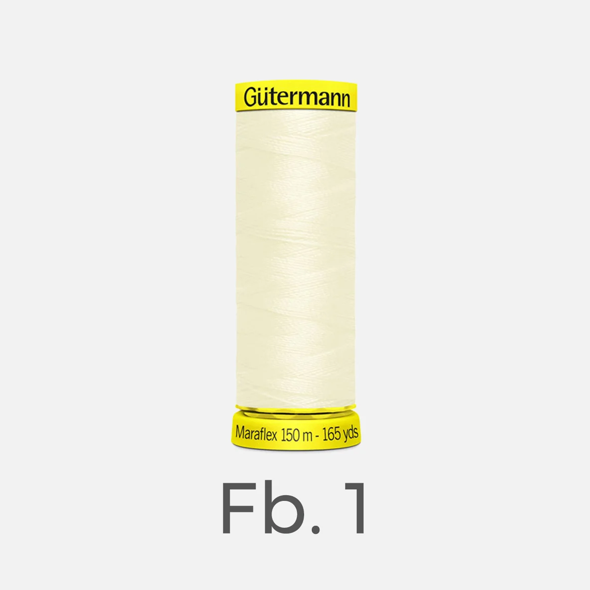 Maraflex elastisches Nähgarn 150m Fb. 1 (wollweiß)