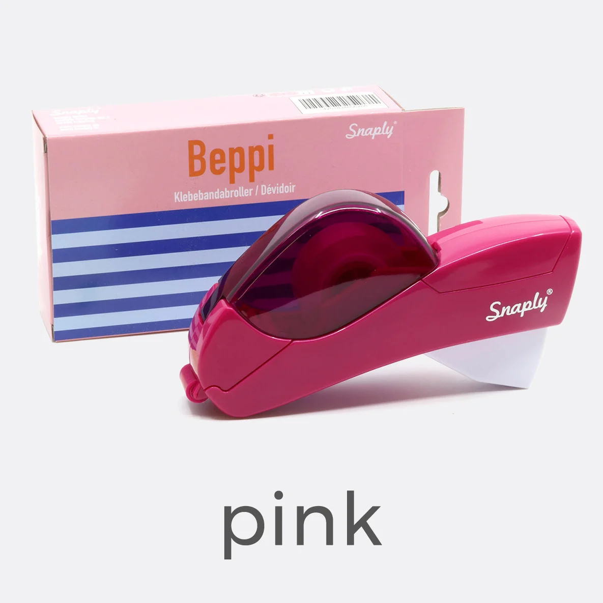 Klebebandabroller "Beppi" pink