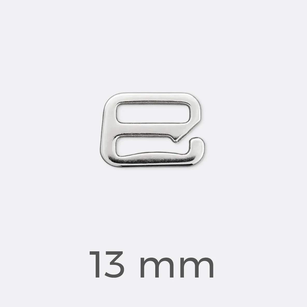 Bikini/BH-Verschluss Metall, 13mm