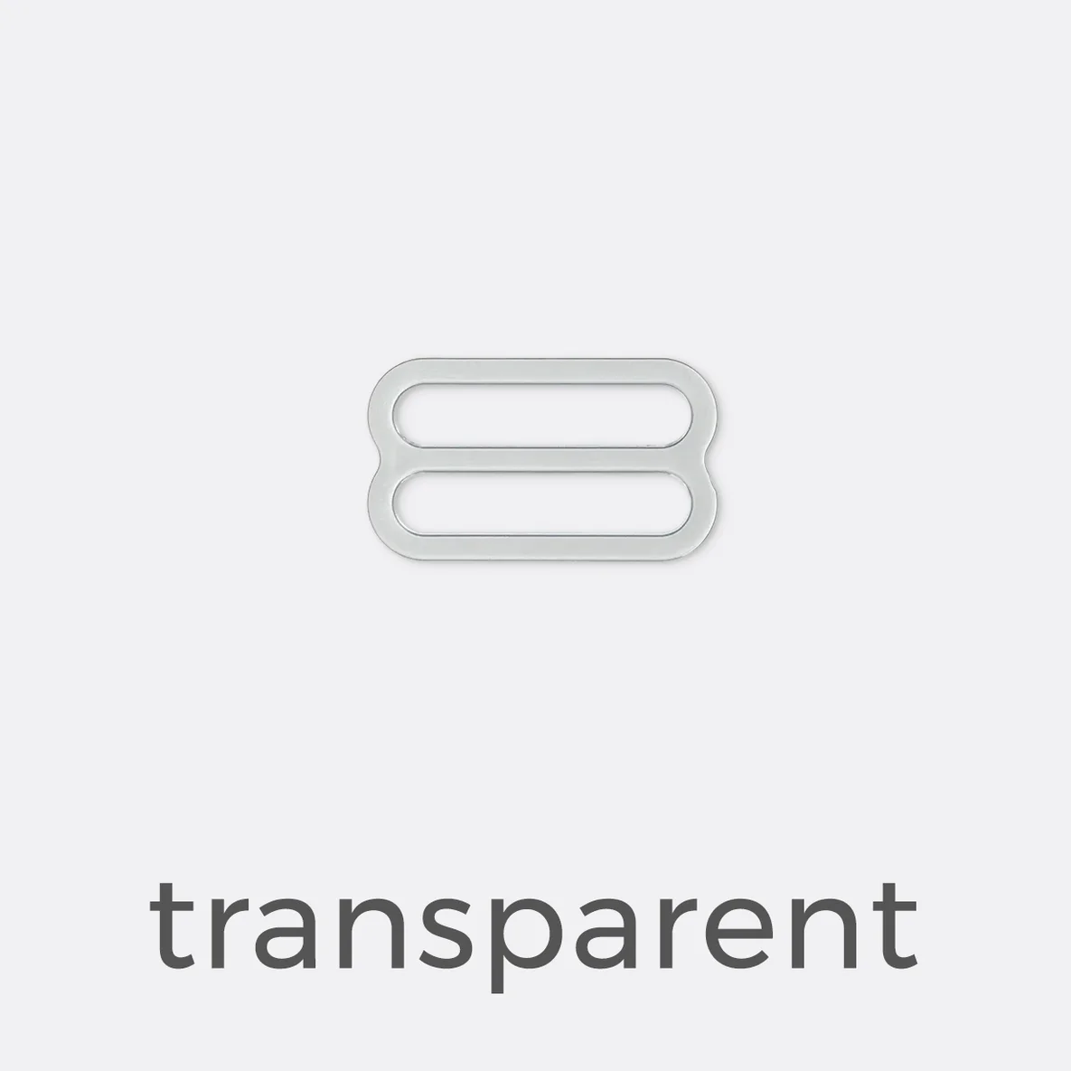 Bikini/BH Versteller 10mm - transparent