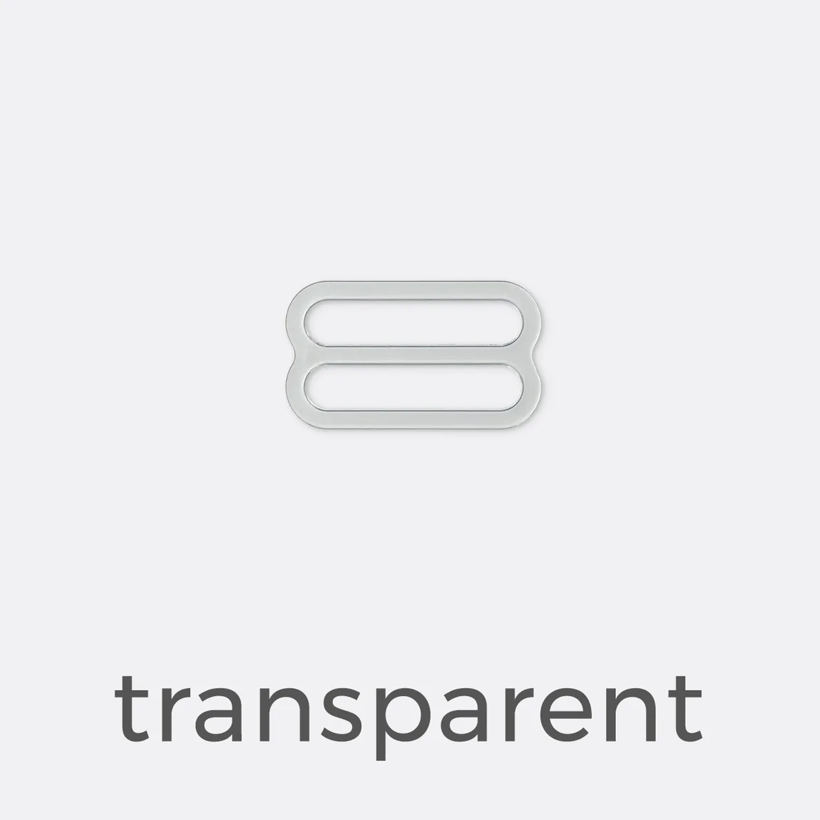 Bikini/BH-Versteller 18mm - transparent