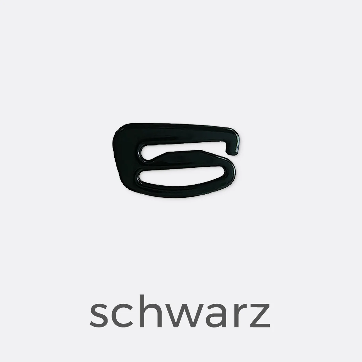 Bikiniverschluss 18mm schwarz