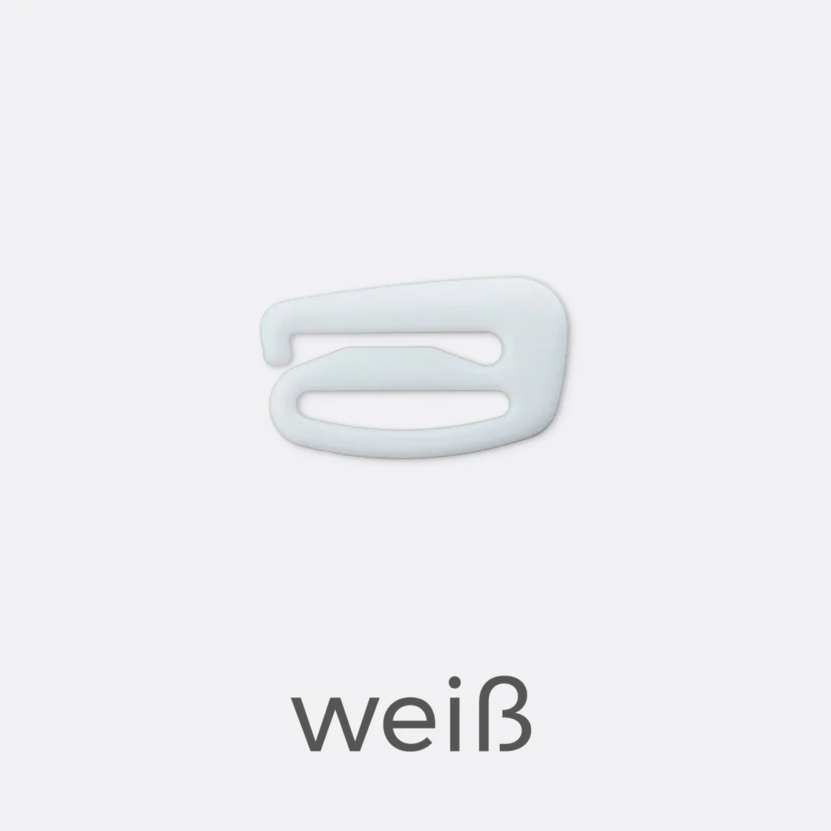 Bikiniverschluss 18mm weiß