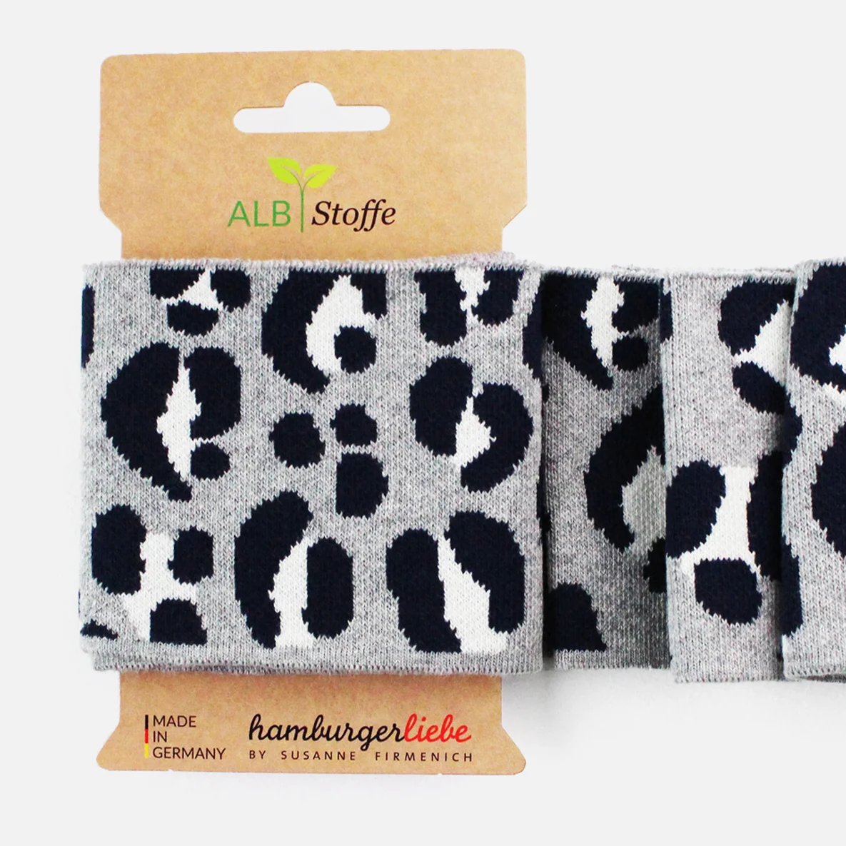 Cuff Me Icon Jacquard, grau-marine-weiss