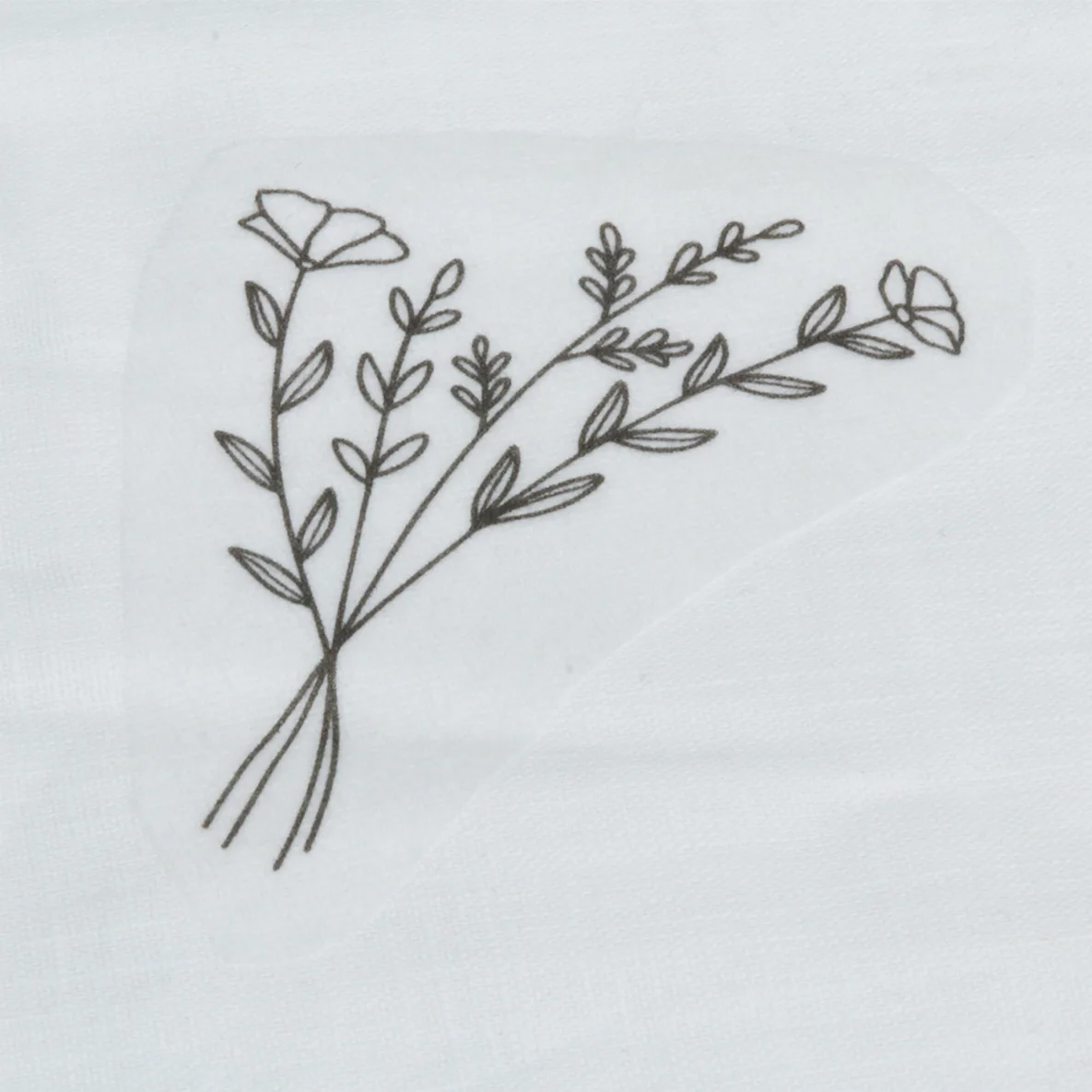 VLIXO selbstklebendes Stickvlies, wasserlöslich und bedruckbar