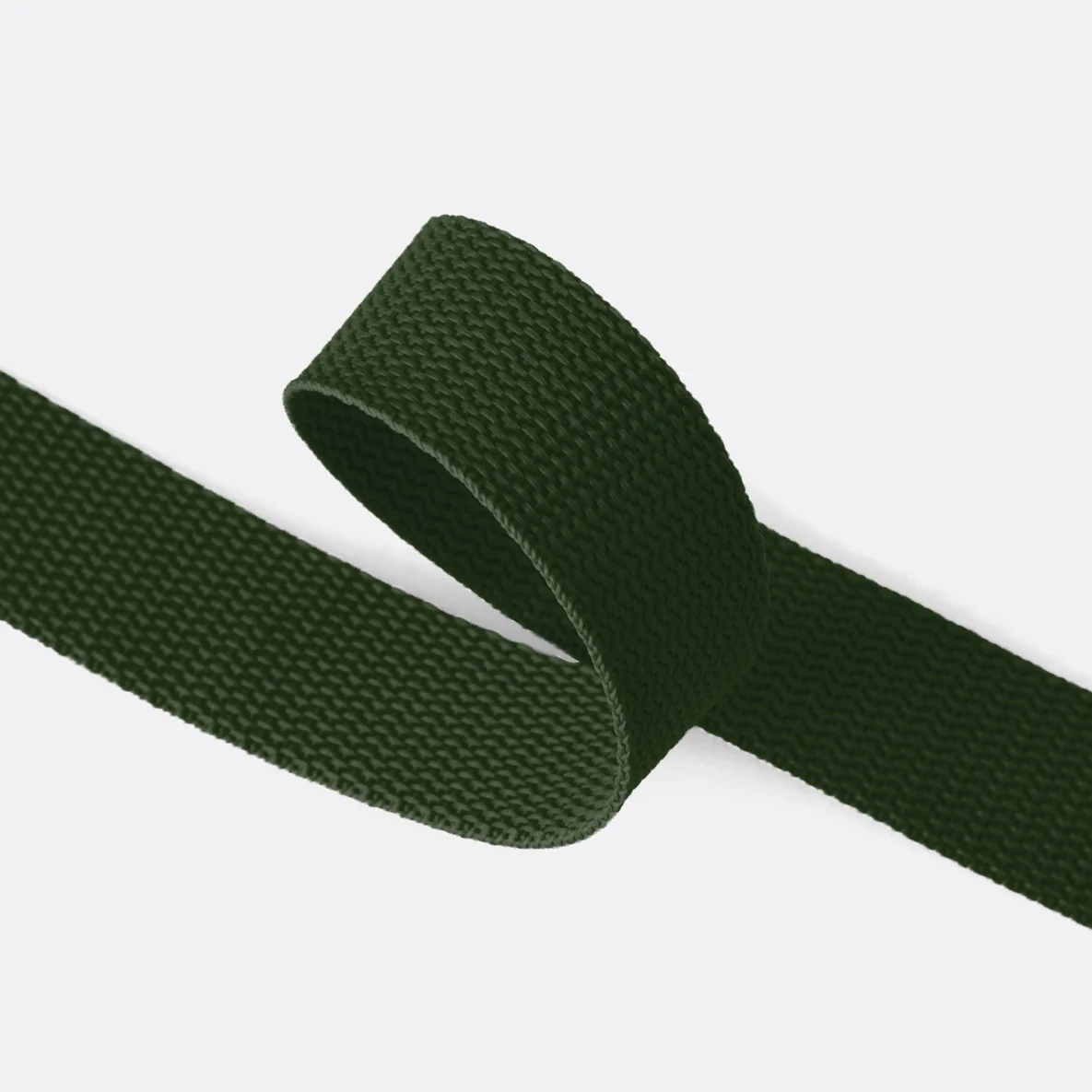 Gurtband Light 25mm, Dunkelgrün D190