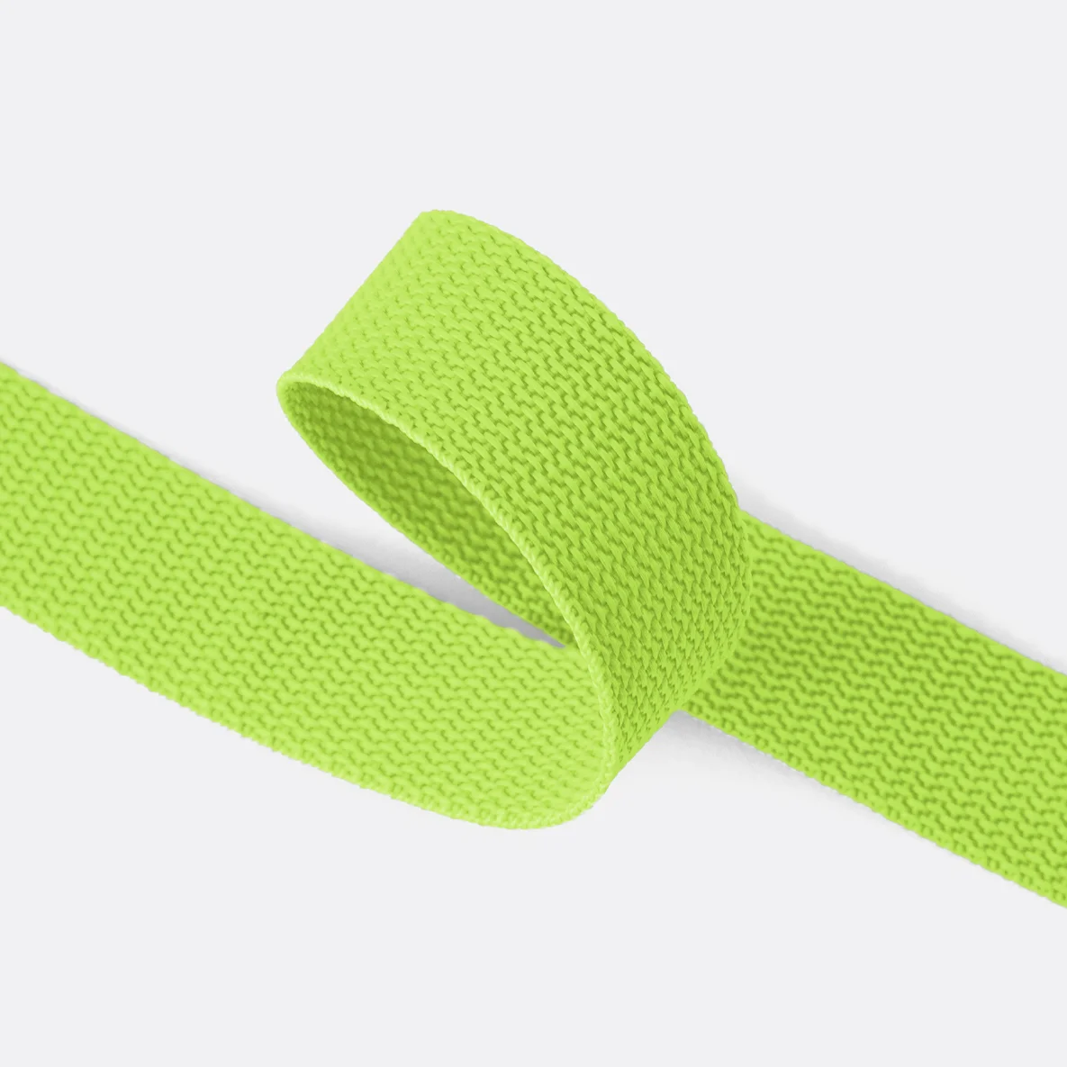 Gurtband Light 25mm, Neongrün D872