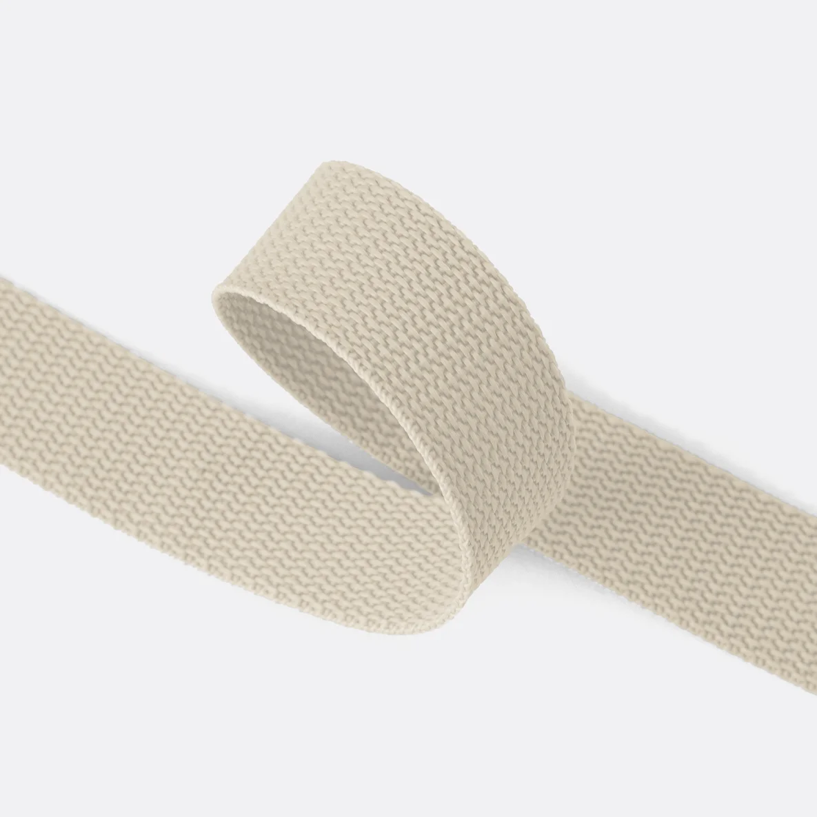 Gurtband Light 25mm, Milchweiß D99