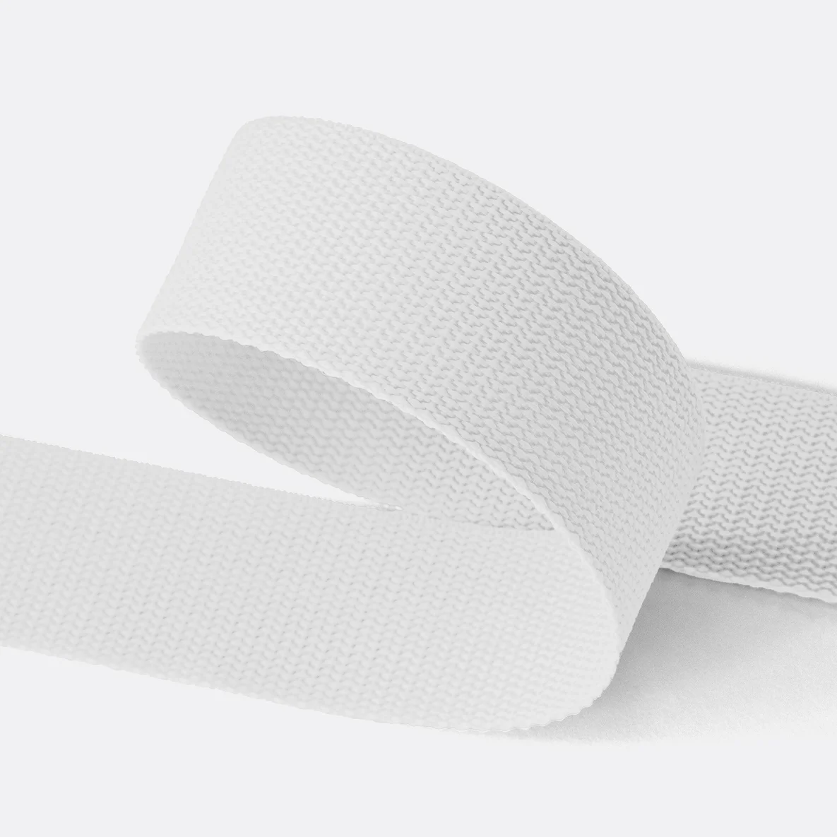 Gurtband Light 40mm, Weiß B3