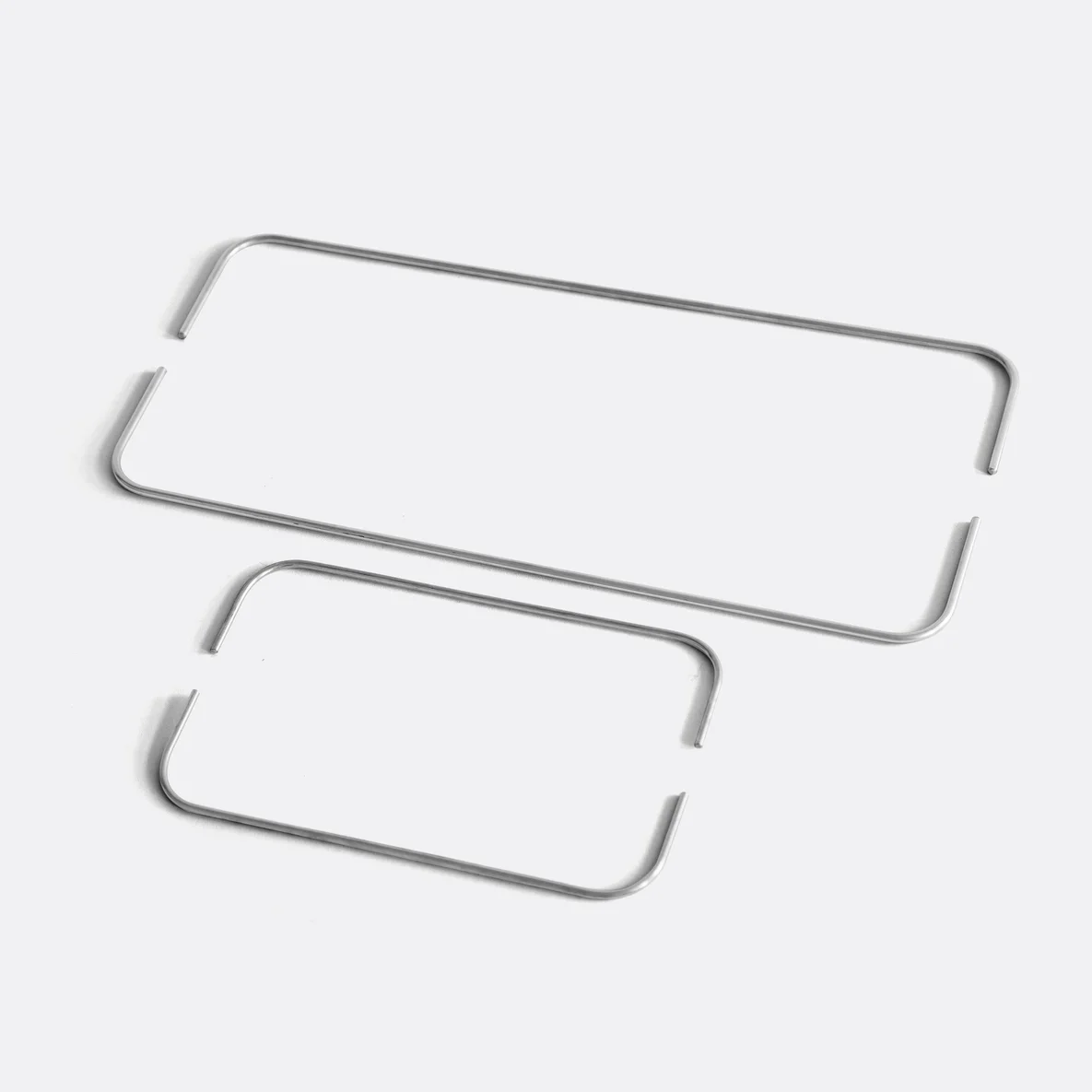 Taschenbügel Set zum Einnähen 2x Groß, 2x Klein