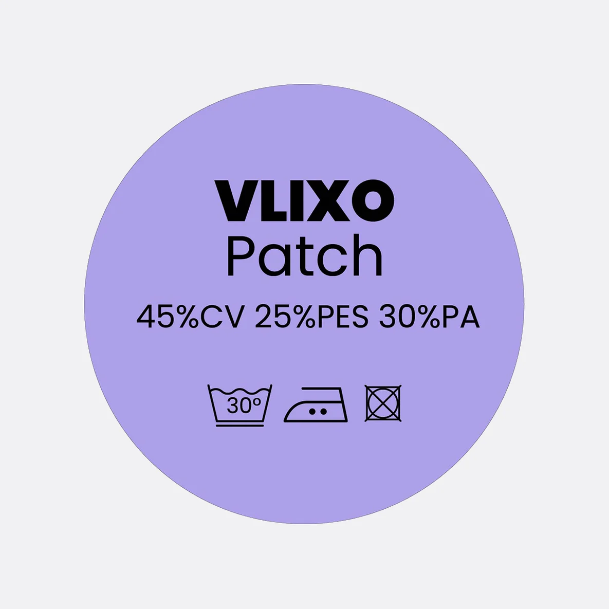 VLIXO Patch Bügelstoff 90cm breit