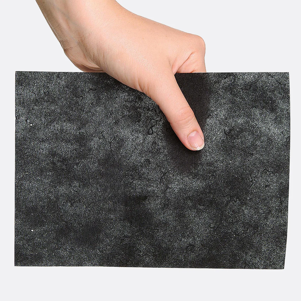 Madeira Stickvlies Cotton Soft Schwarz, 30cm breit, 10m-Rolle