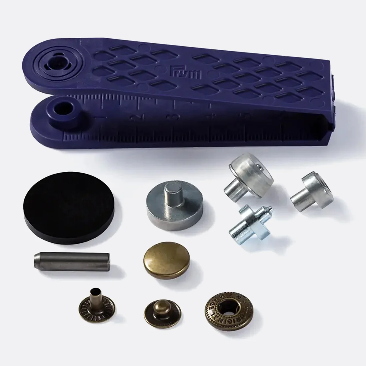 PRYM Anorak Druckknöpfe 12mm Altmessing