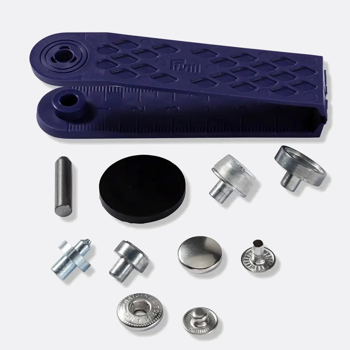 PRYM Anorak Druckknöpfe 12mm Silber