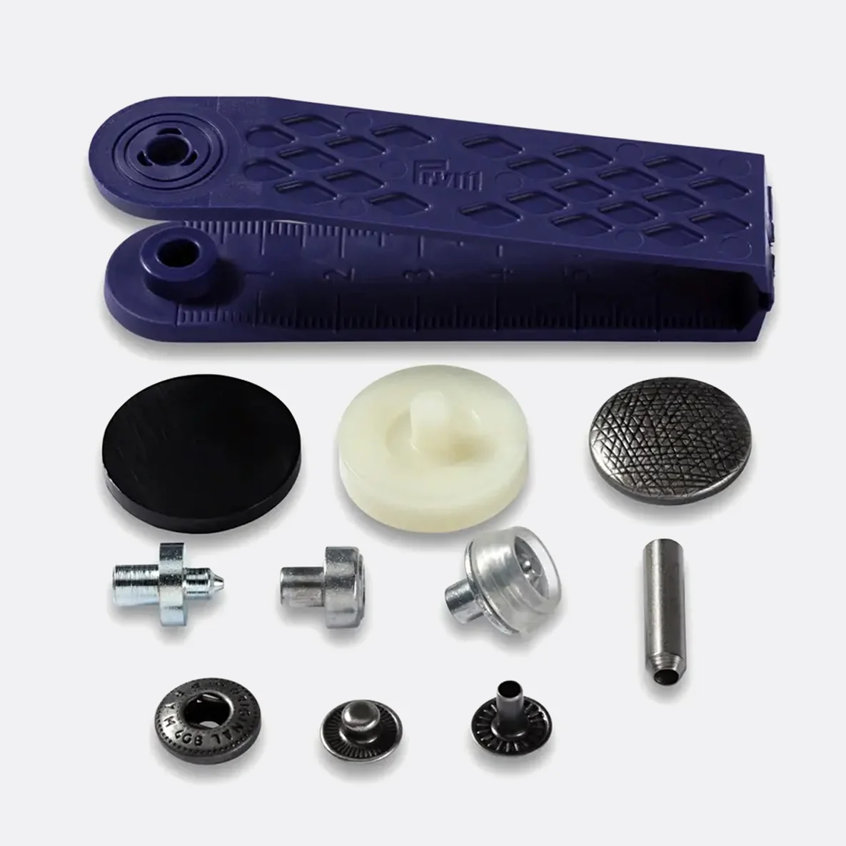 PRYM Anorak Druckknöpfe 20 mm Spirit Design Altsilber