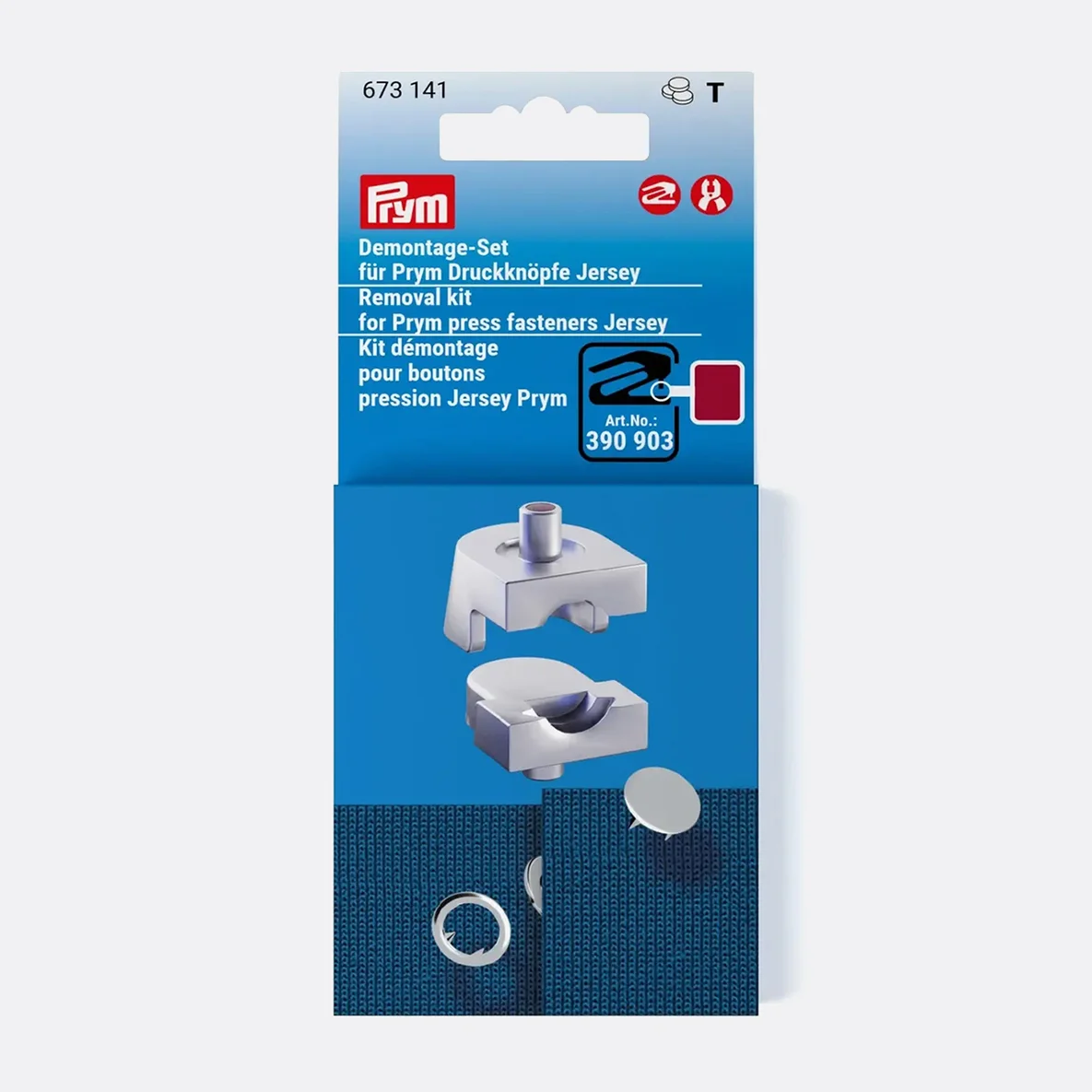 PRYM Demontage-Set für Jerseydruckknöpfe 8 und 10mm