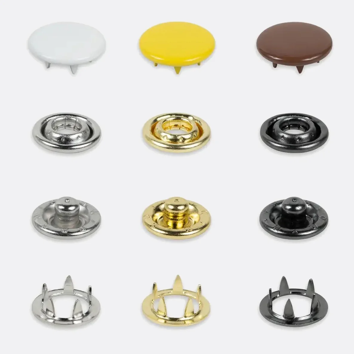 PRYM Jersey Druckknöpfe 12mm Geschlossen