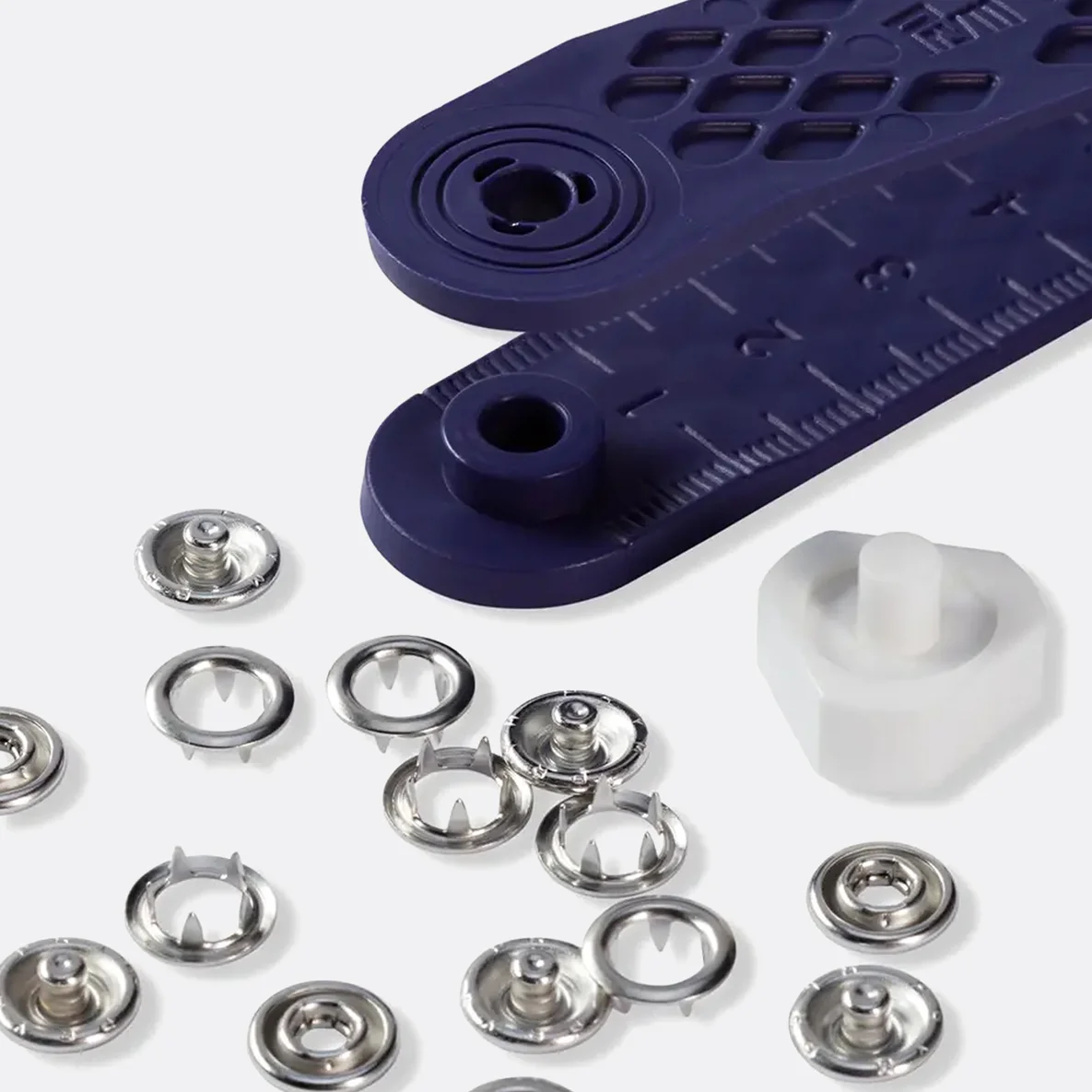 PRYM Jersey Druckknöpfe 8mm silber