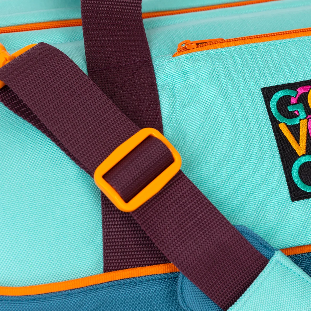 Taschenzubehör Orange Schieber aus Kunststoff